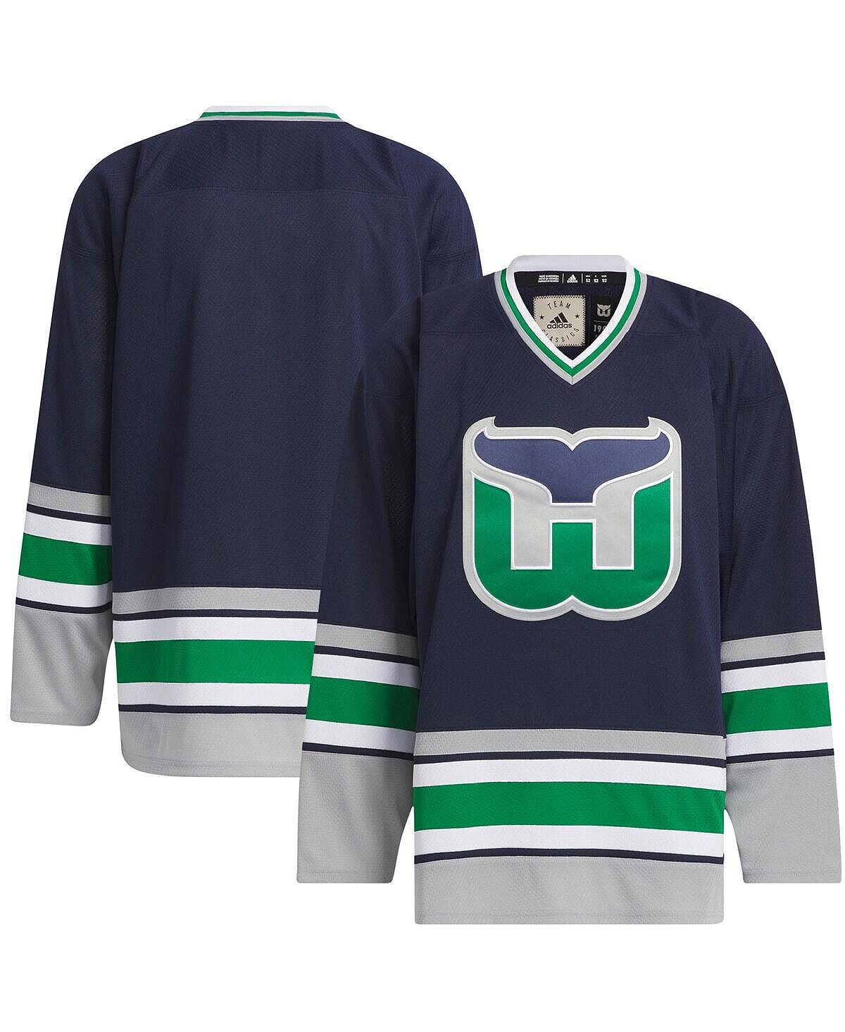 

Мужская классическая футболка темно-синего цвета Hartford Whalers Team adidas