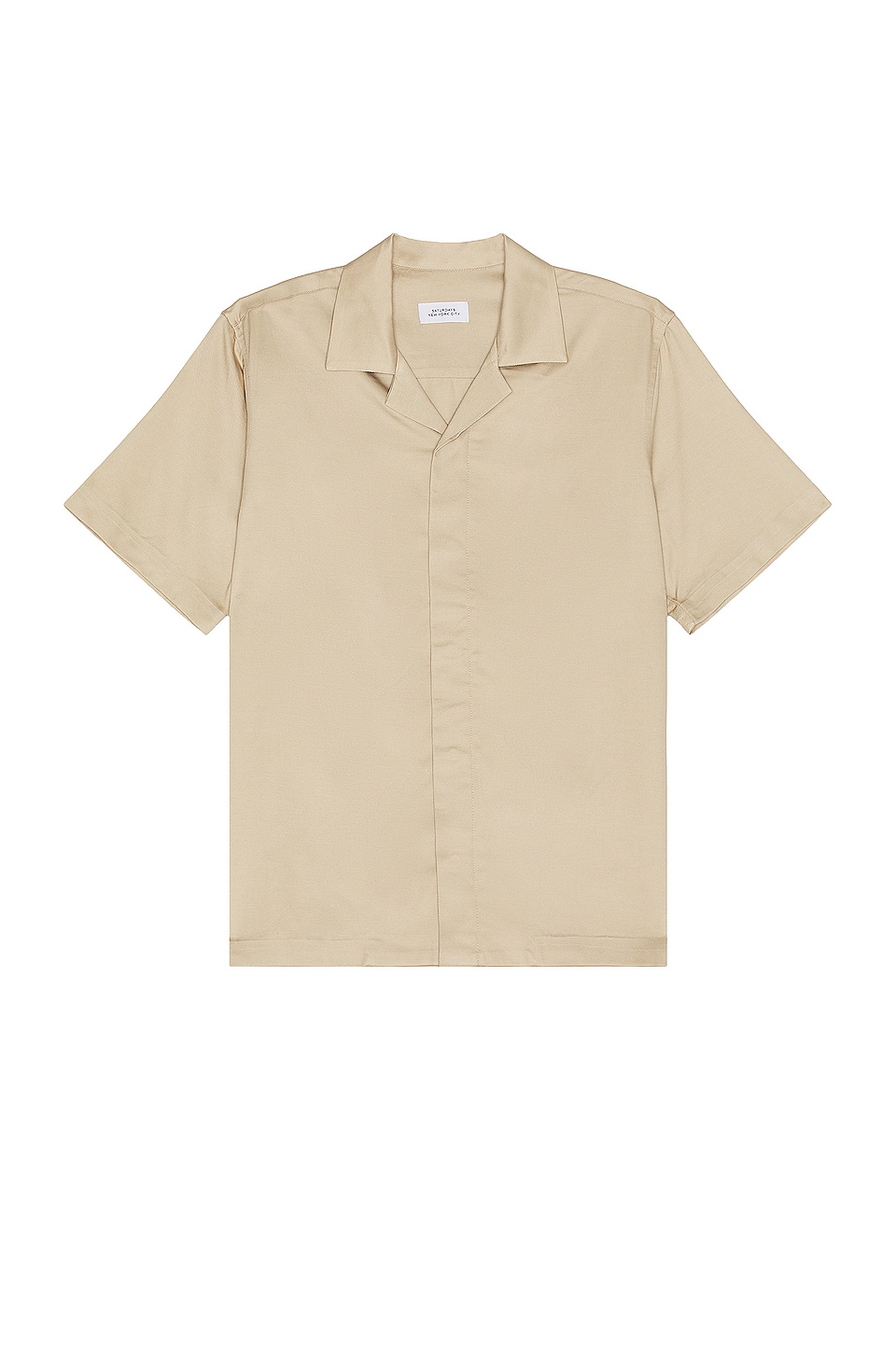 Рубашка SATURDAYS NYC York Short Sleeve, цвет Classic Khaki