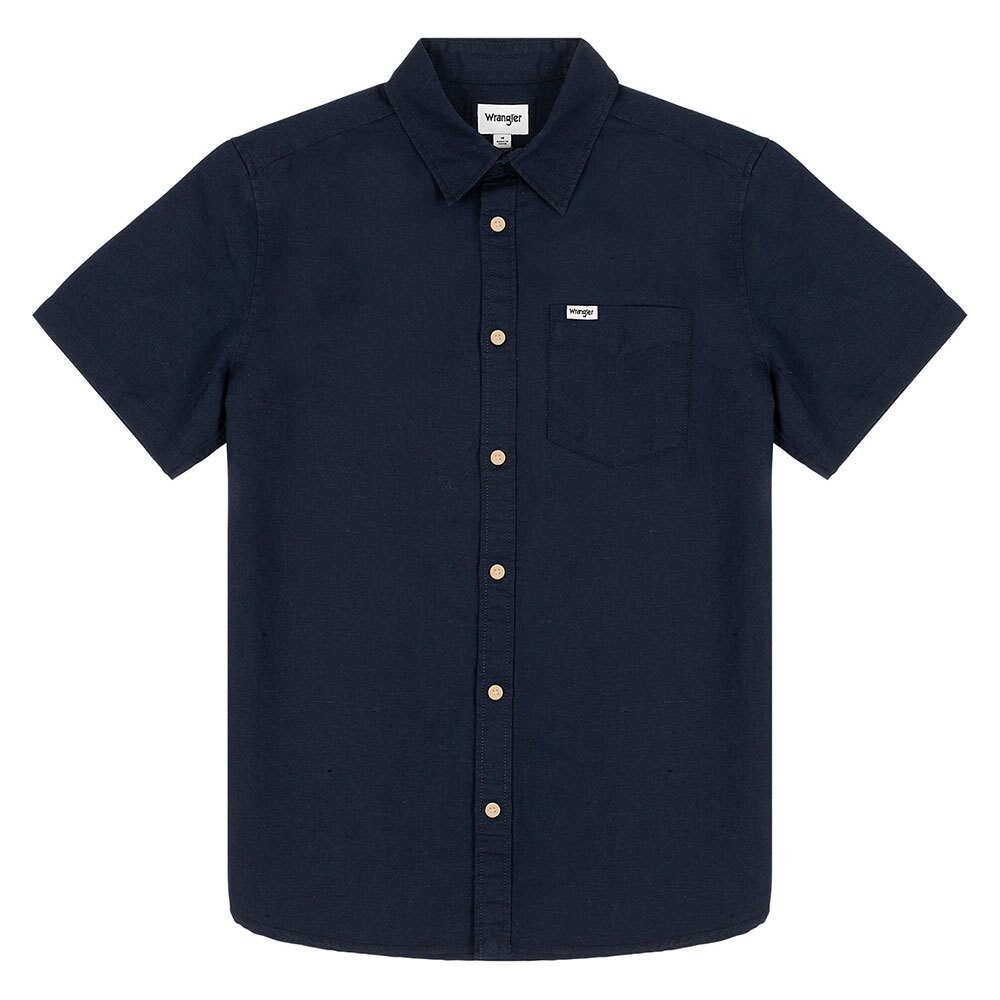 

Рубашка с коротким рукавом Wrangler 1 Pocket Regular Fit, синий