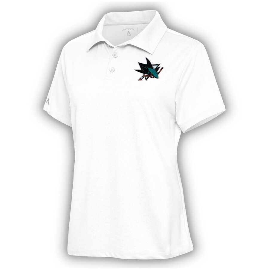 

Поло с коротким рукавом Antigua San Jose Sharks, белый