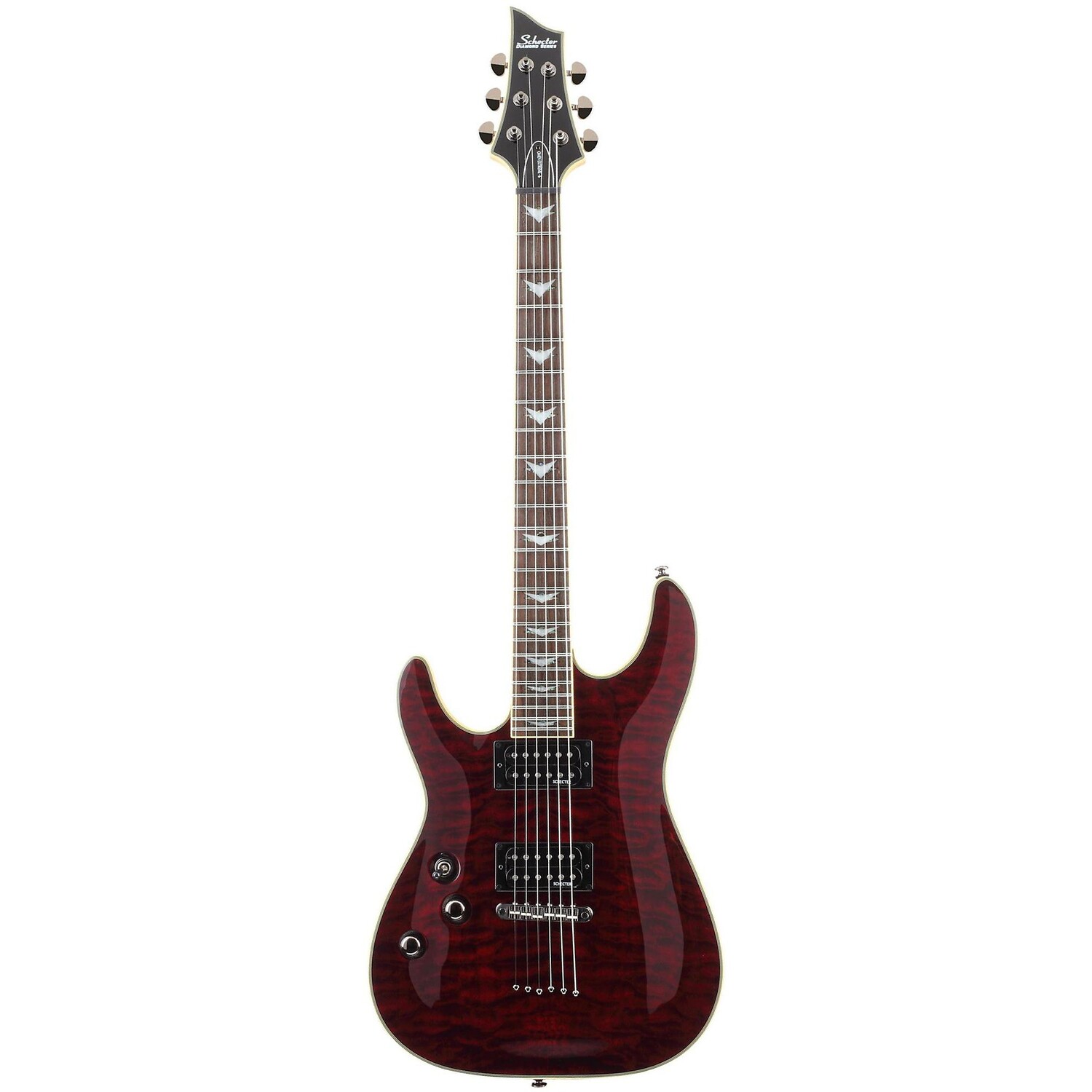 Schecter Guitar Research Omen Extreme-6 Левосторонняя электрогитара Black Cherry электрогитара schecter 2004 2024 2025 omen extreme 6 black cherry