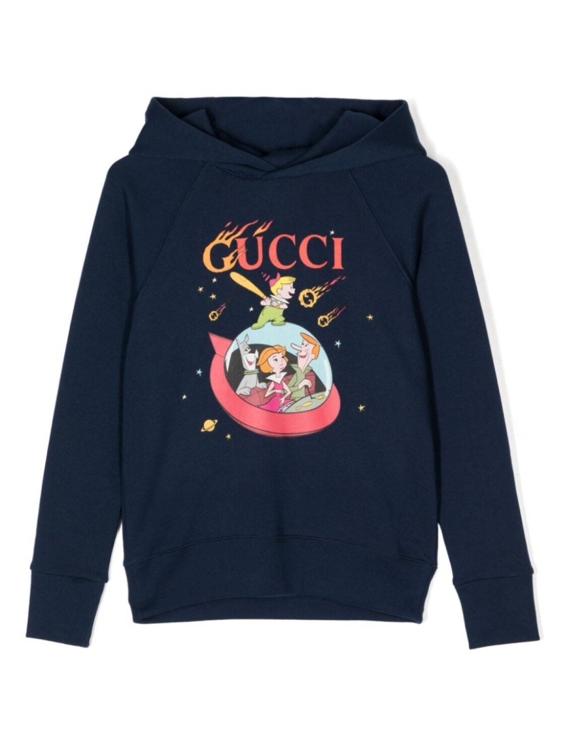

Gucci Kids худи с логотипом из коллаборации с Jetsons, синий