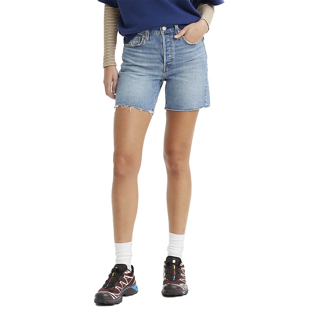 джинсовые шорты levi´s 501 mid thigh синий Джинсовые шорты Levi´s 501 Mid Thigh, синий