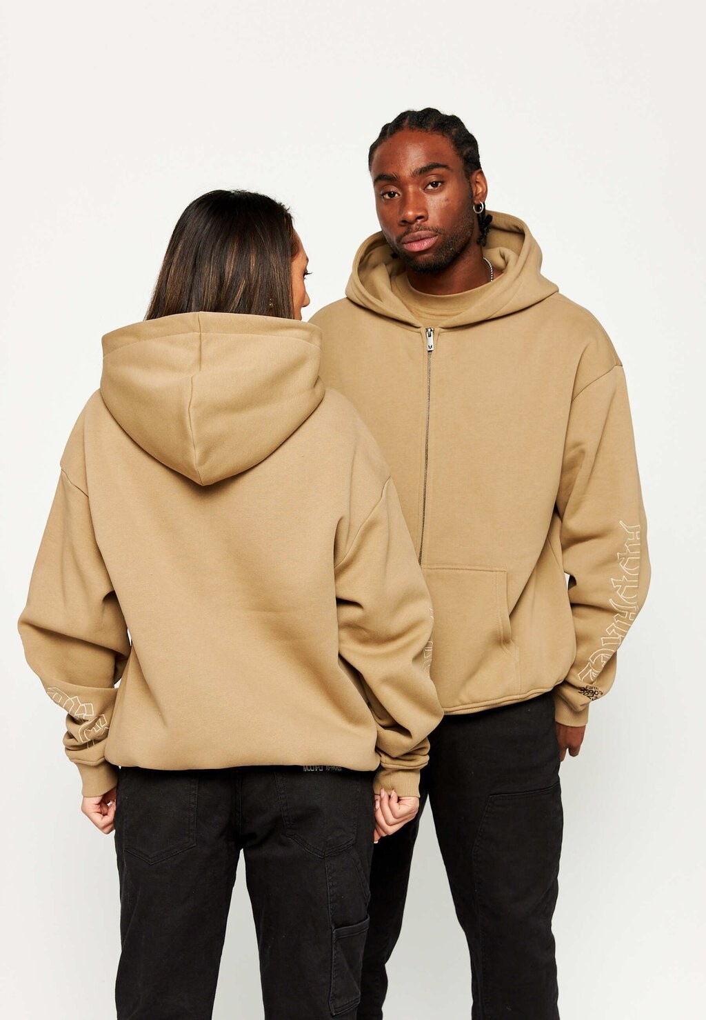 

Толстовка на молнии Outline Multiply Apparel, цвет lead grey