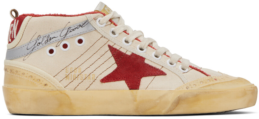 

Off-White кроссовки Mid Star Golden Goose