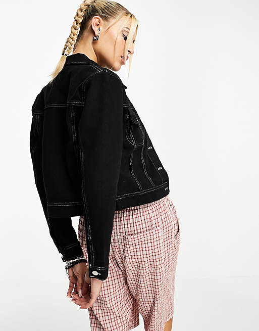 

Черная укороченная куртка Superdry Workwear, Черный