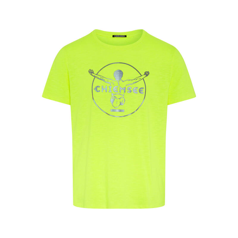 Футболка с напечатанным символом этикетки CHIEMSEE, цвет gelb толстовка с логотипом chiemsee цвет gelb