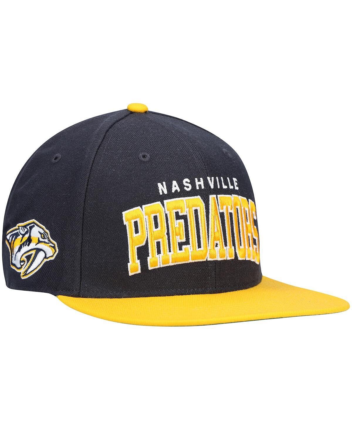 

Мужская темно-синяя кепка Nashville Predators Blockshead '47 Snapback '47 Brand