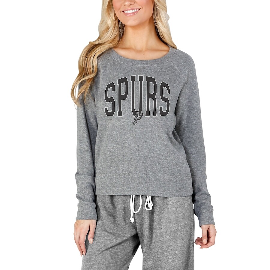 

Футболка с длинным рукавом Concepts Sport San Antonio Spurs, серый