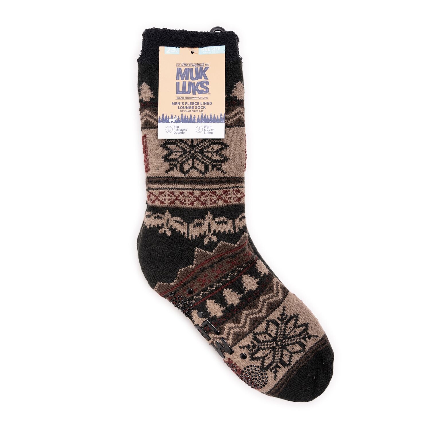 

Мужские многослойные носки MUK LUKS, 2 пары