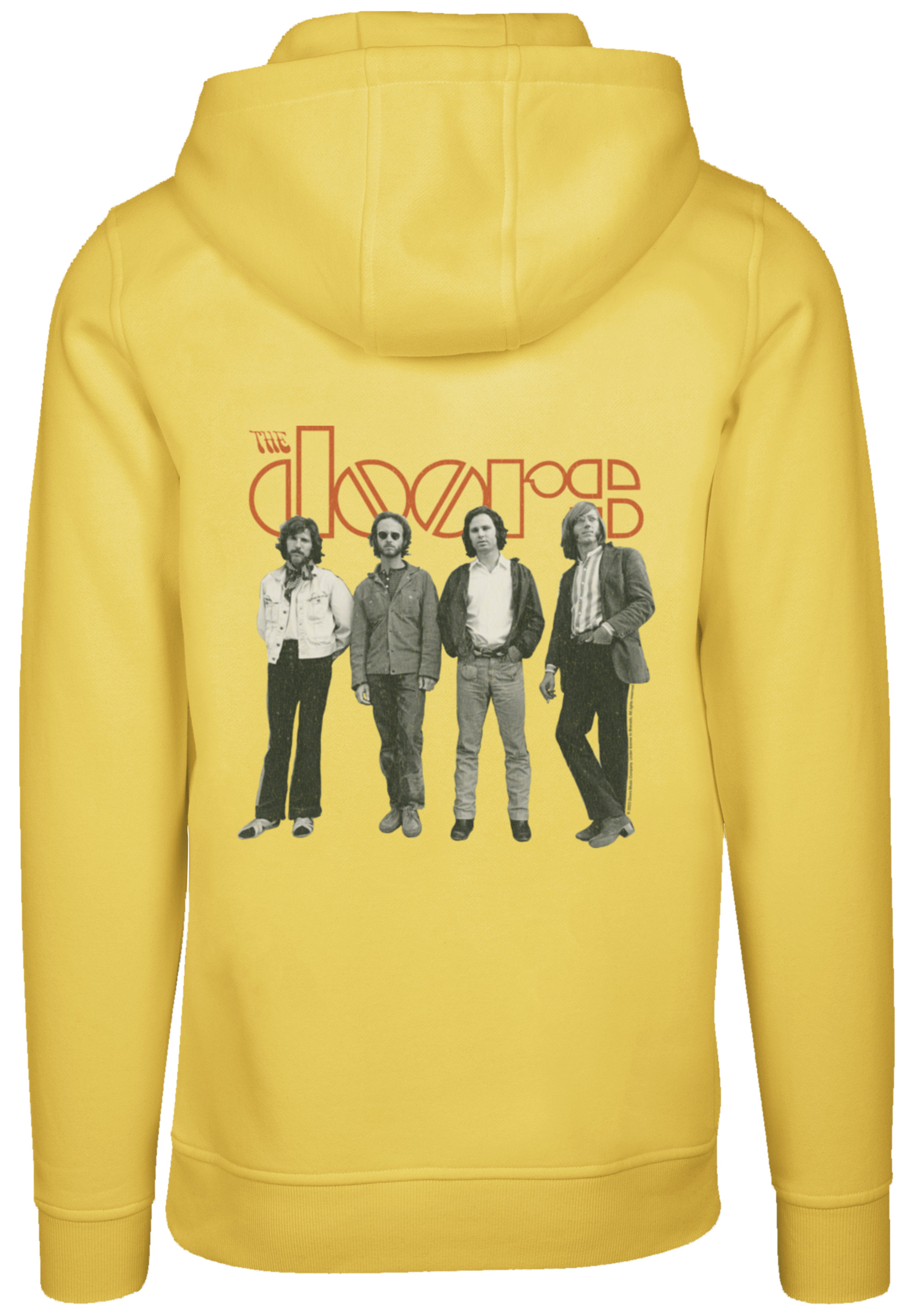 Пуловер F4NT4STIC Hoodie The Doors Music Band Band Standing, цвет taxi yellow