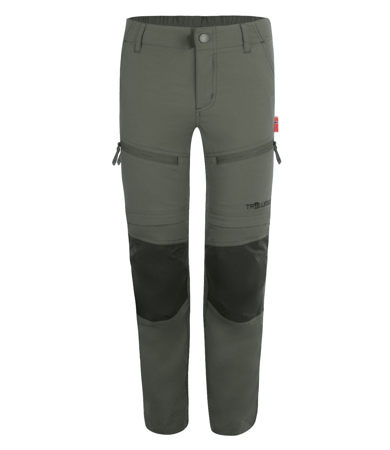 

Спортивные шорты Trollkids Trekking Hose Zip Off Nordfjord, цвет Lehmgrün