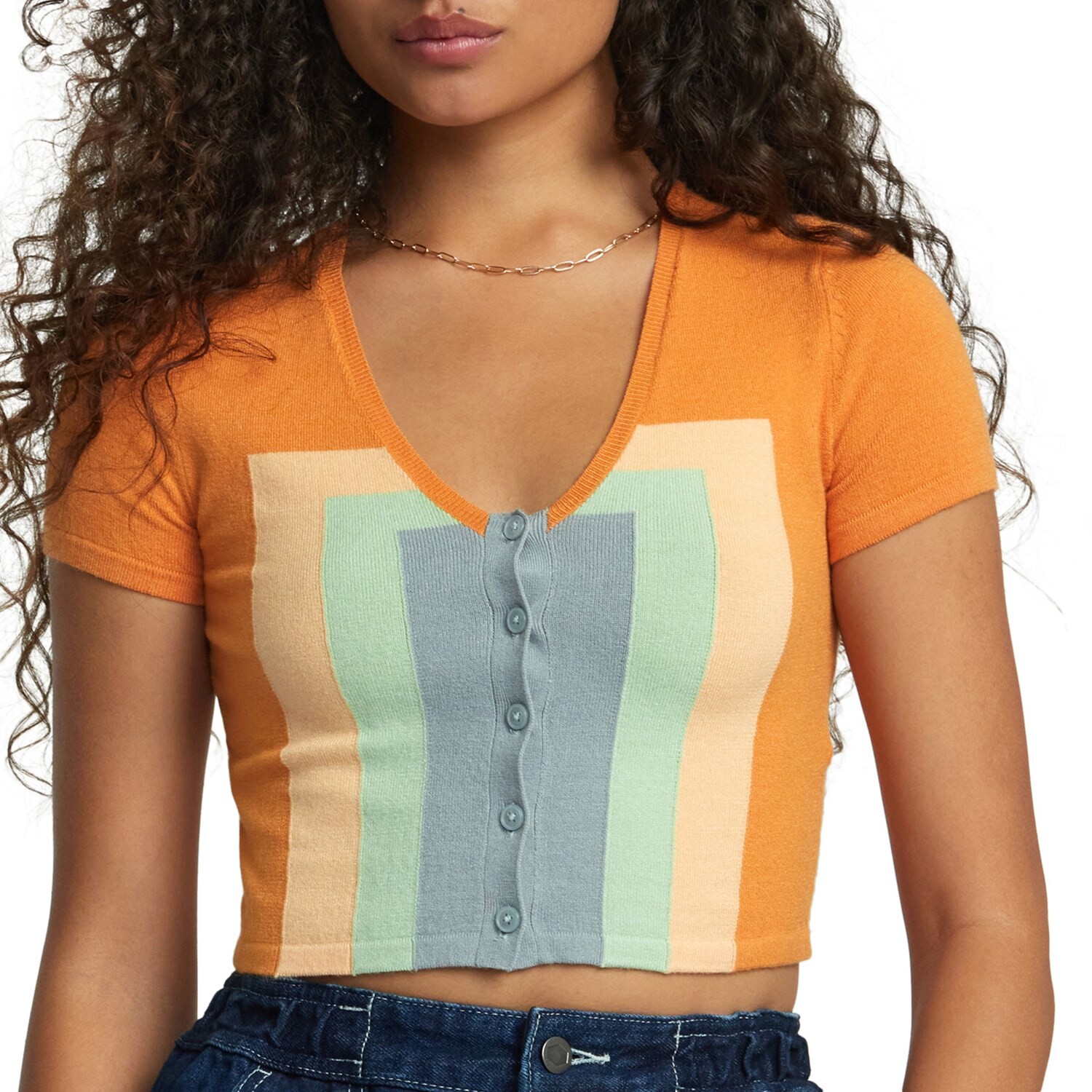 

Свитер RVCA Decades, цвет Tangerine