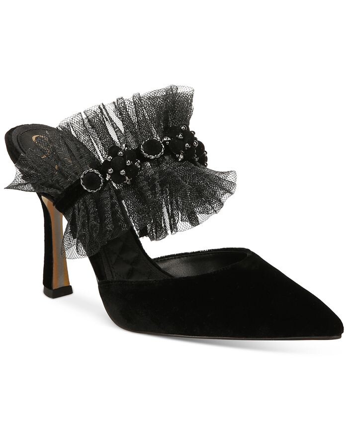 

Женские туфли-лодочки Hughes без шнуровки из тюля Sam Edelman, черный