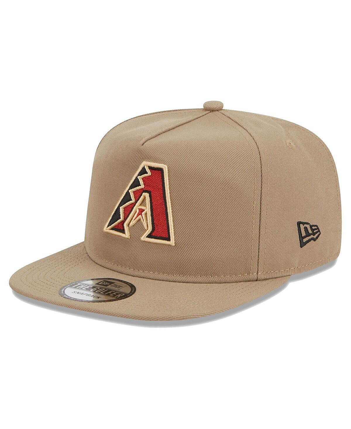 

Мужская регулируемая кепка для гольфиста цвета хаки Arizona Diamondbacks Golfer New Era
