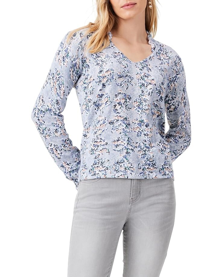 

Свитер NIC+ZOE Blue Reef Sweater, синий