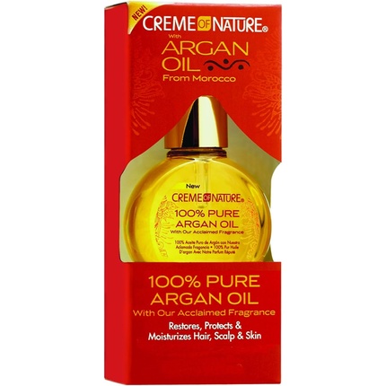 Косметическое масло 100% чистое аргановое масло, Creme Of Nature гель для волос creme of nature perfect edges аргановое масло