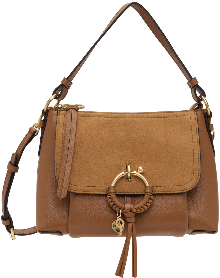 Маленькая светло-коричневая сумка Joan See By Chloe