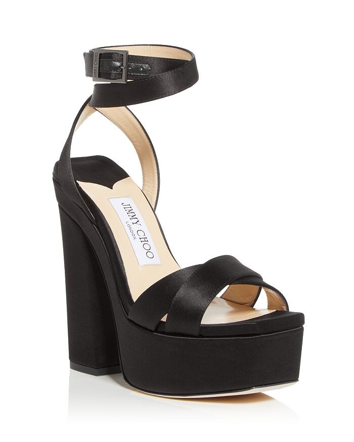 

Женские босоножки Gaia 140 на платформе с высоким блочным каблуком Jimmy Choo