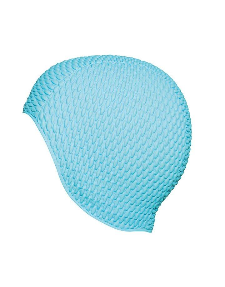 Шапочка для плавания Bubble Fashy, синий шапочка для плавания joss голубой