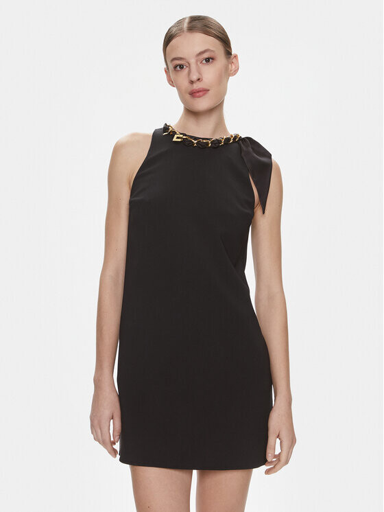 

Коктейльное платье стандартного кроя Elisabetta Franchi, черный
