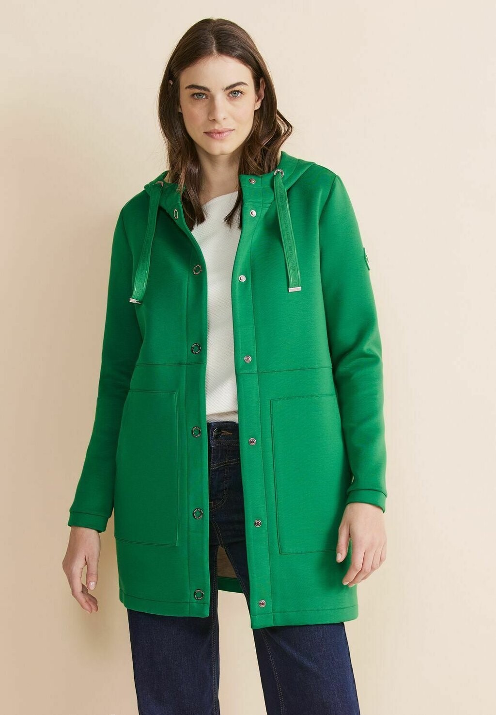 

Короткое пальто Soft Double Face Street One, цвет grün