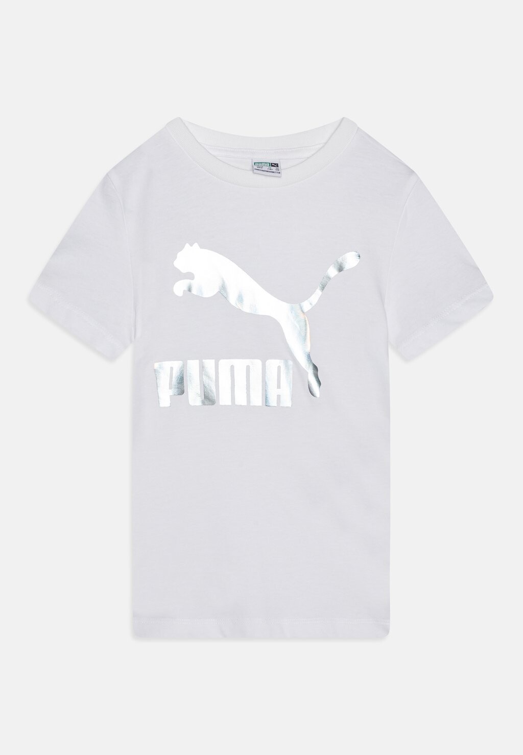 

Футболка с принтом Classics Iridescent Logo Tee Puma, белый