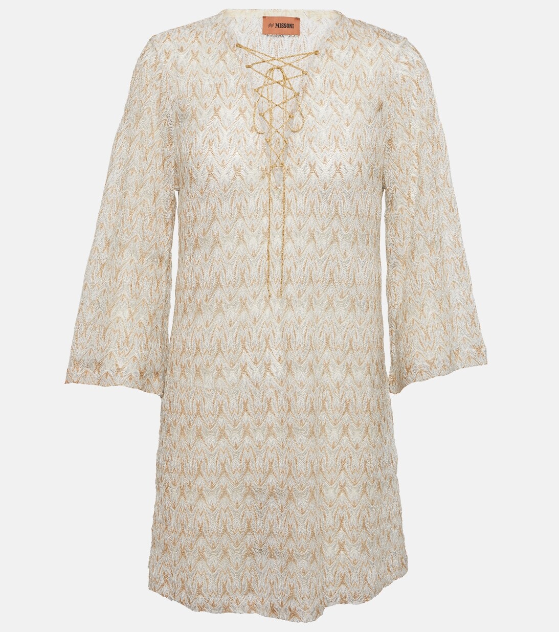 

Пляжное платье из ламе Missoni, белый