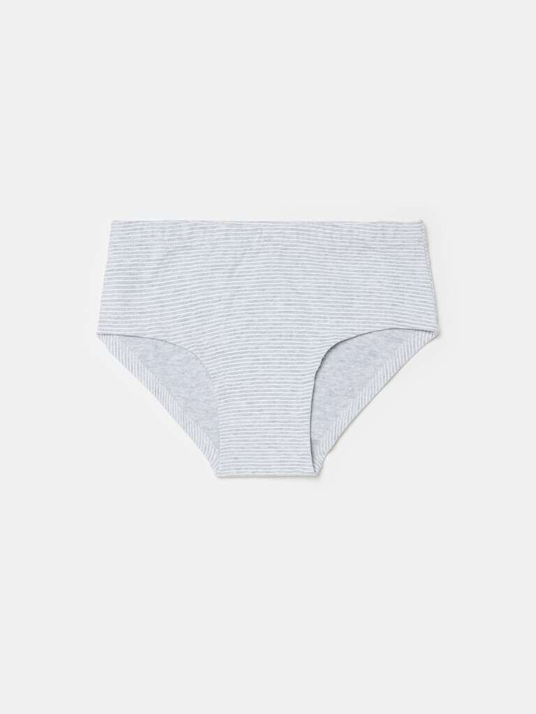 Французские трусики из натурального хлопка Ovs, цвет light grey marl