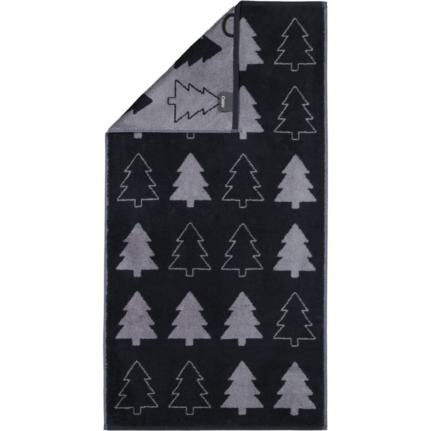 

Полотенца christmas edition рождественские елки 794 Cawoe, черный