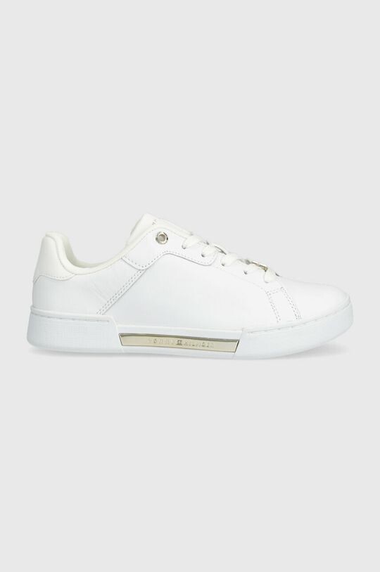 

Кожаные кроссовки COURT SNEAKER GOLDEN TH Tommy Hilfiger, белый