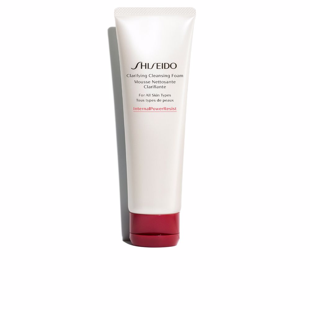 Очищающая пенка для лица Defend skincare clarifying cleansing foam Shiseido, 125 мл пенка очищающая для жирной кожи shiseido internal power resist 125 мл