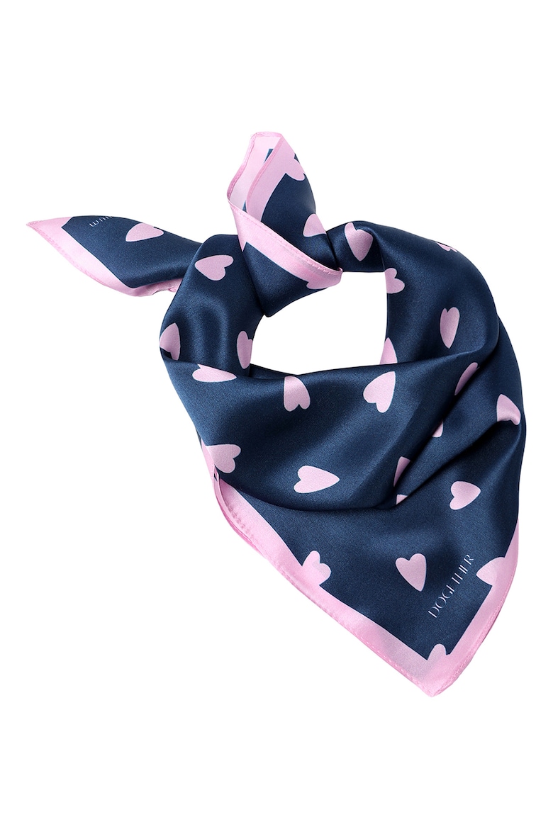 Шелковый шарф с принтом Tatuum, фиолетовый