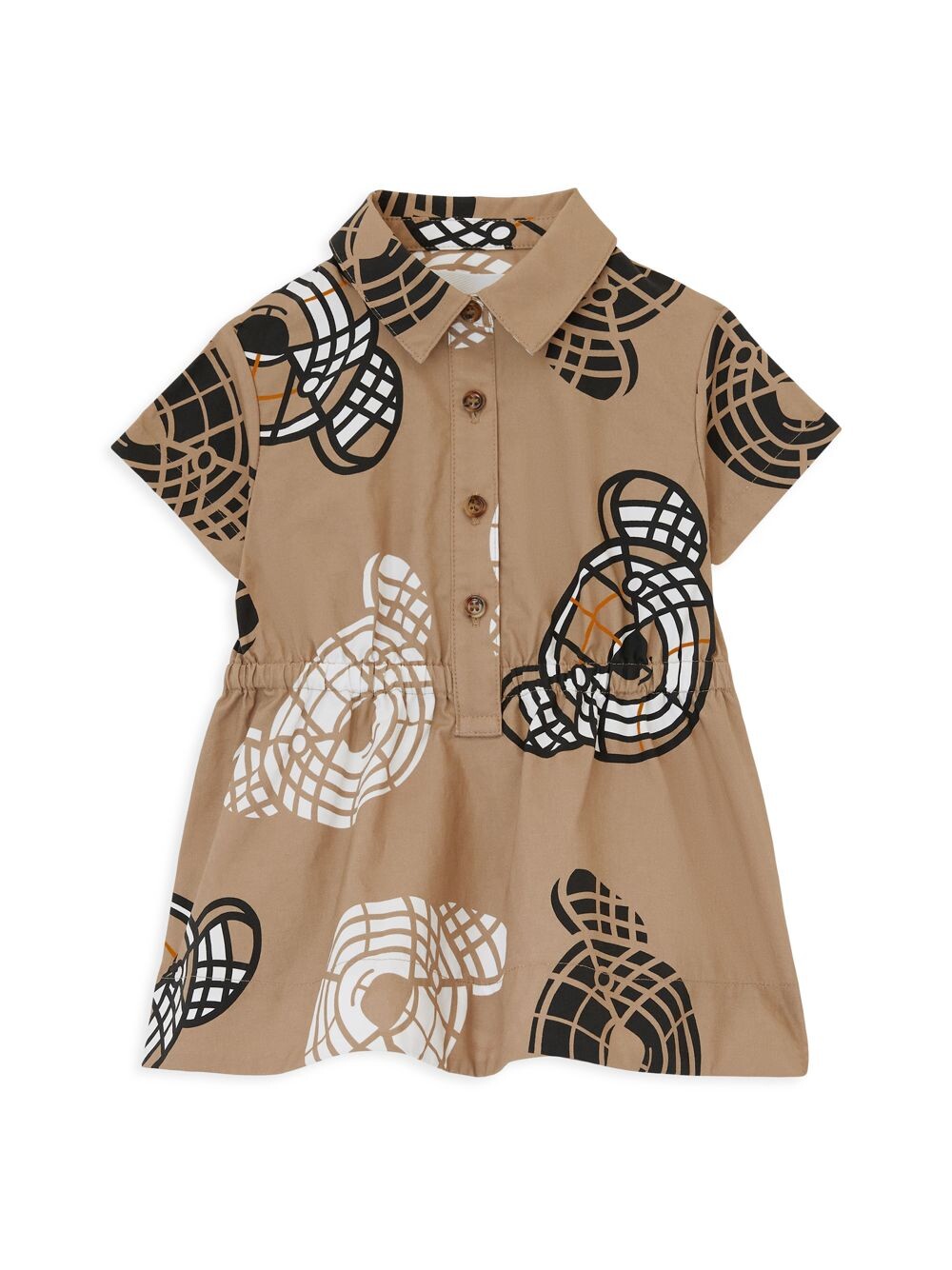 

Платье для девочки Tammy Bears из хлопкового поплина Burberry