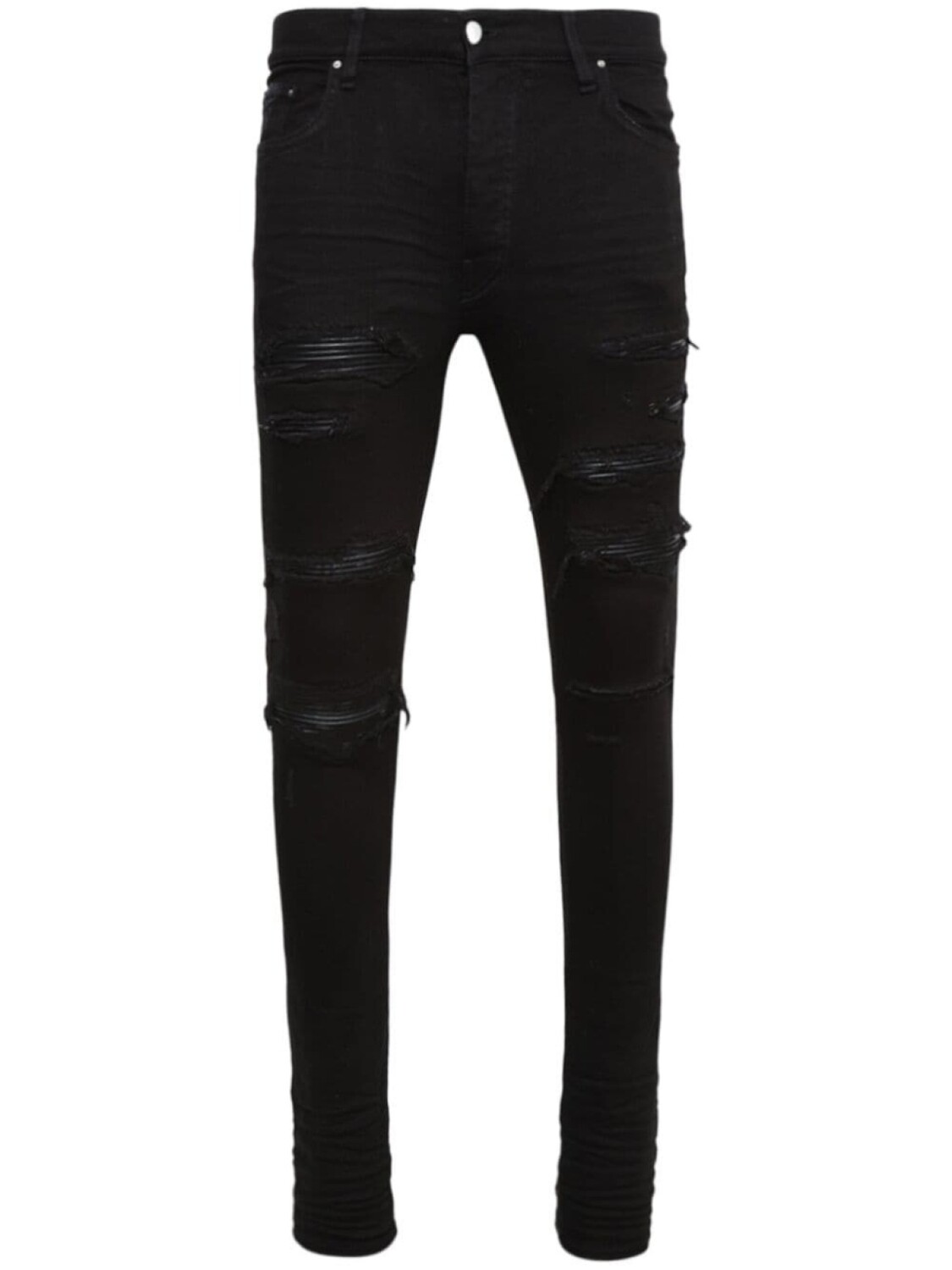 

AMIRI джинсы скинни Thrasher с прорезями, черный