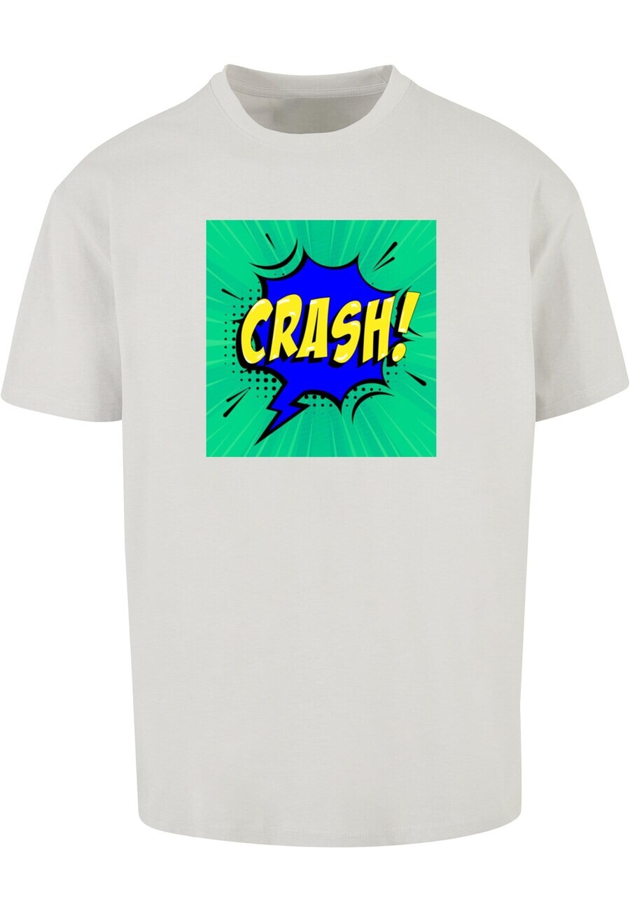 

Футболка Merchcode CRASH COMIC, светло-серый