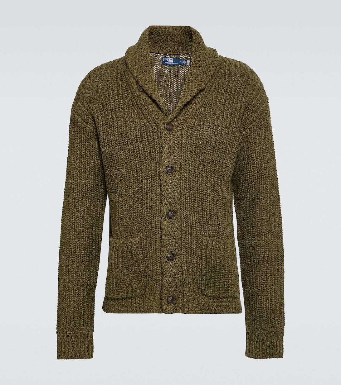 

Кардиган из льна и хлопка Polo Ralph Lauren, зеленый