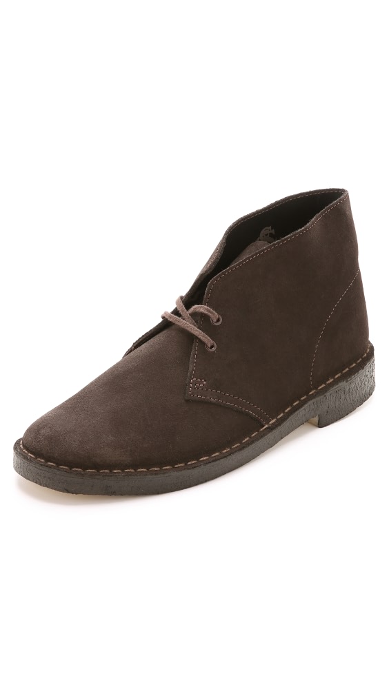 

Ботинки Clarks Suede Desert Boot, коричневый