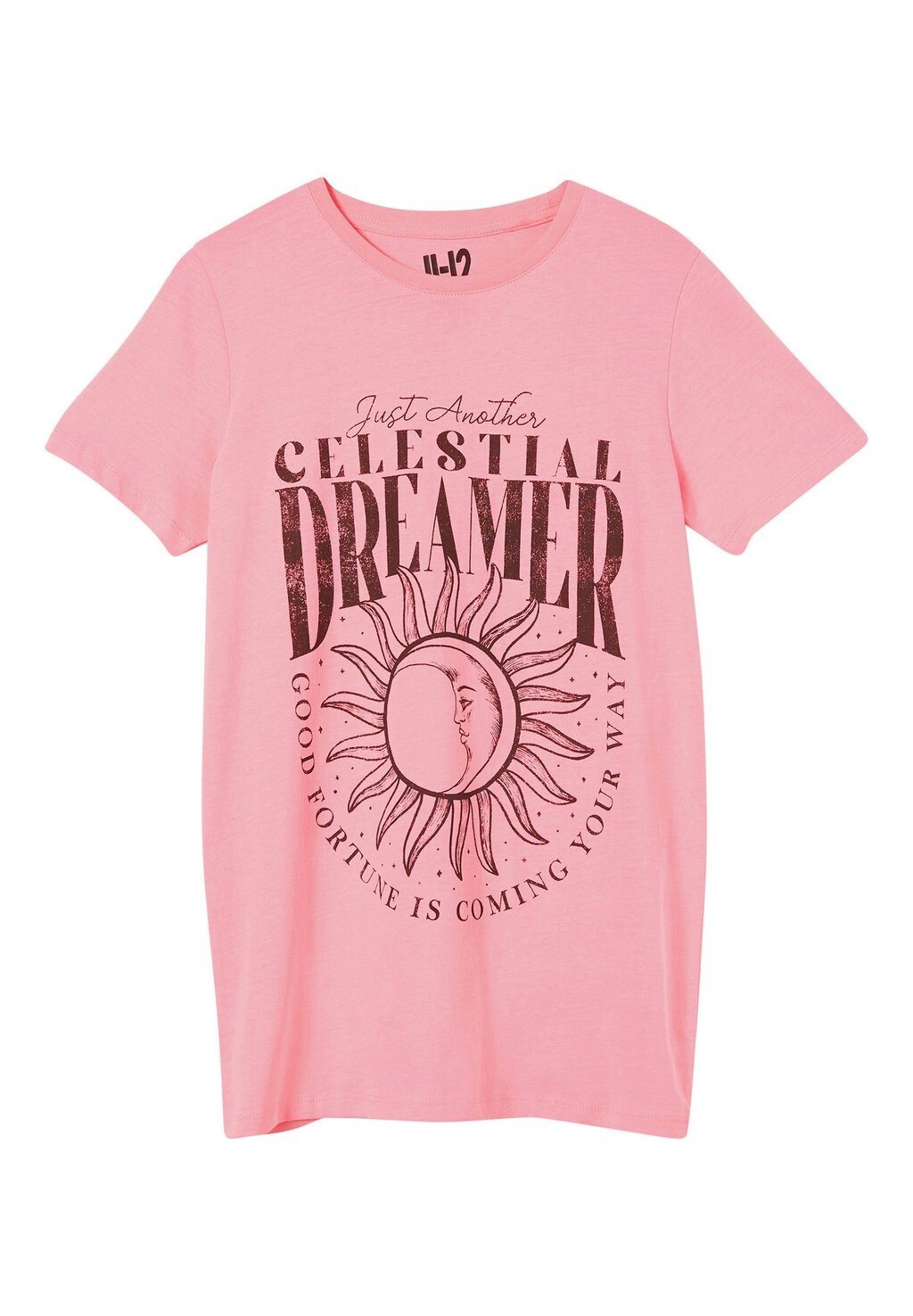 

футболка с принтом Penny Short Sleeve Cotton On, цвет bubblegum pop celestial dreamer
