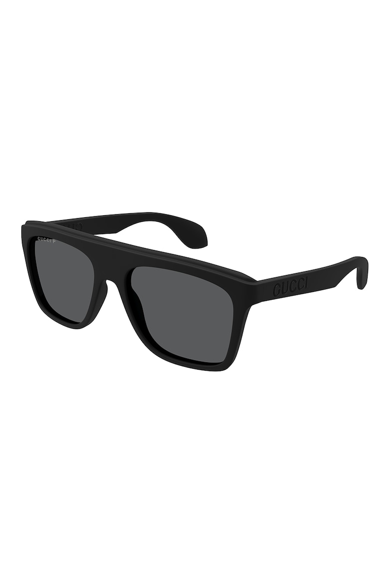 Квадратные солнцезащитные очки Gucci, черный солнцезащитные очки gucci оверсайз квадратные