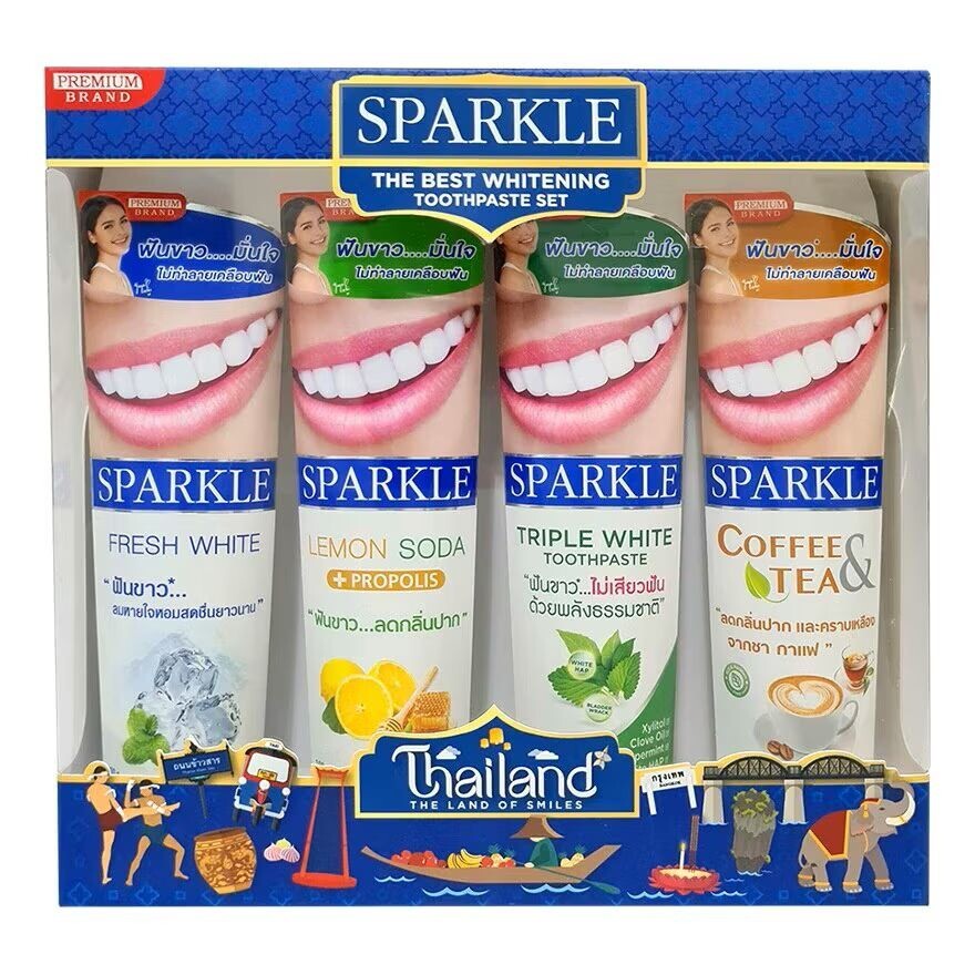 

Sparkle Зубная паста Лучший набор для отбеливания, Green