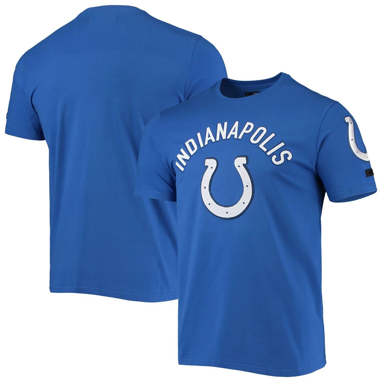 

Мужская классическая футболка узкого кроя с щетиной Pro Standard Royal Indianapolis Colts Team