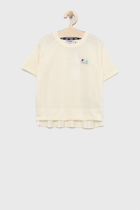 Детская футболка Fila, бежевый детская юбка fila бежевый