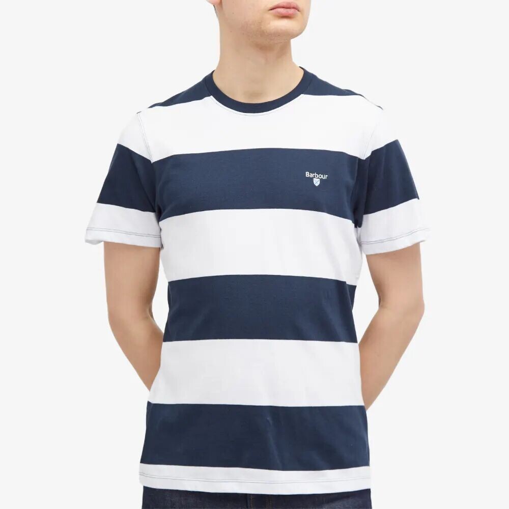 

Футболка в полоску Barbour Whalton, синий