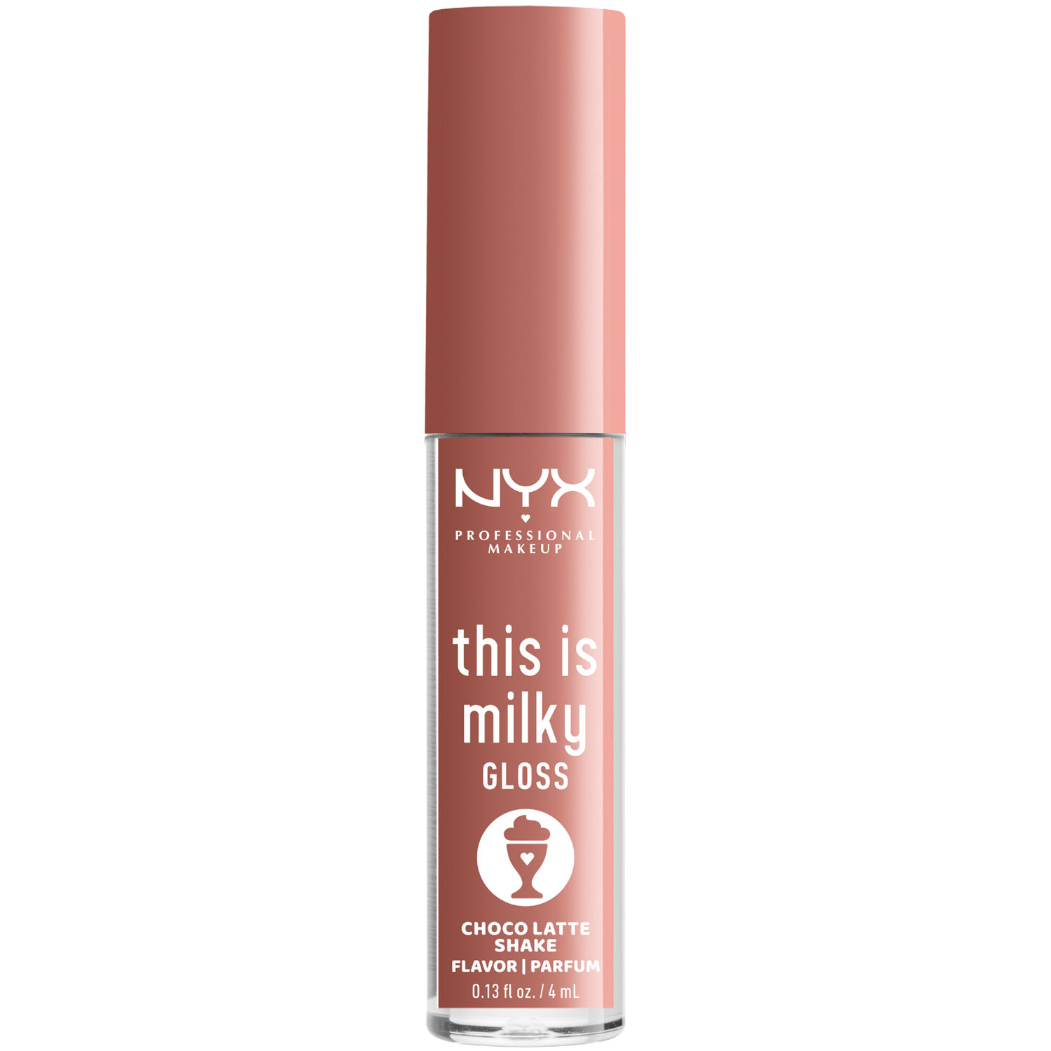 Блеск для губ «шоколадный коктейль» Nyx Professional Makeup This Is Milky Gloss, 4 мл увлажняющий блеск для губ придающий объем и сияние lumene luminous shine hydrating