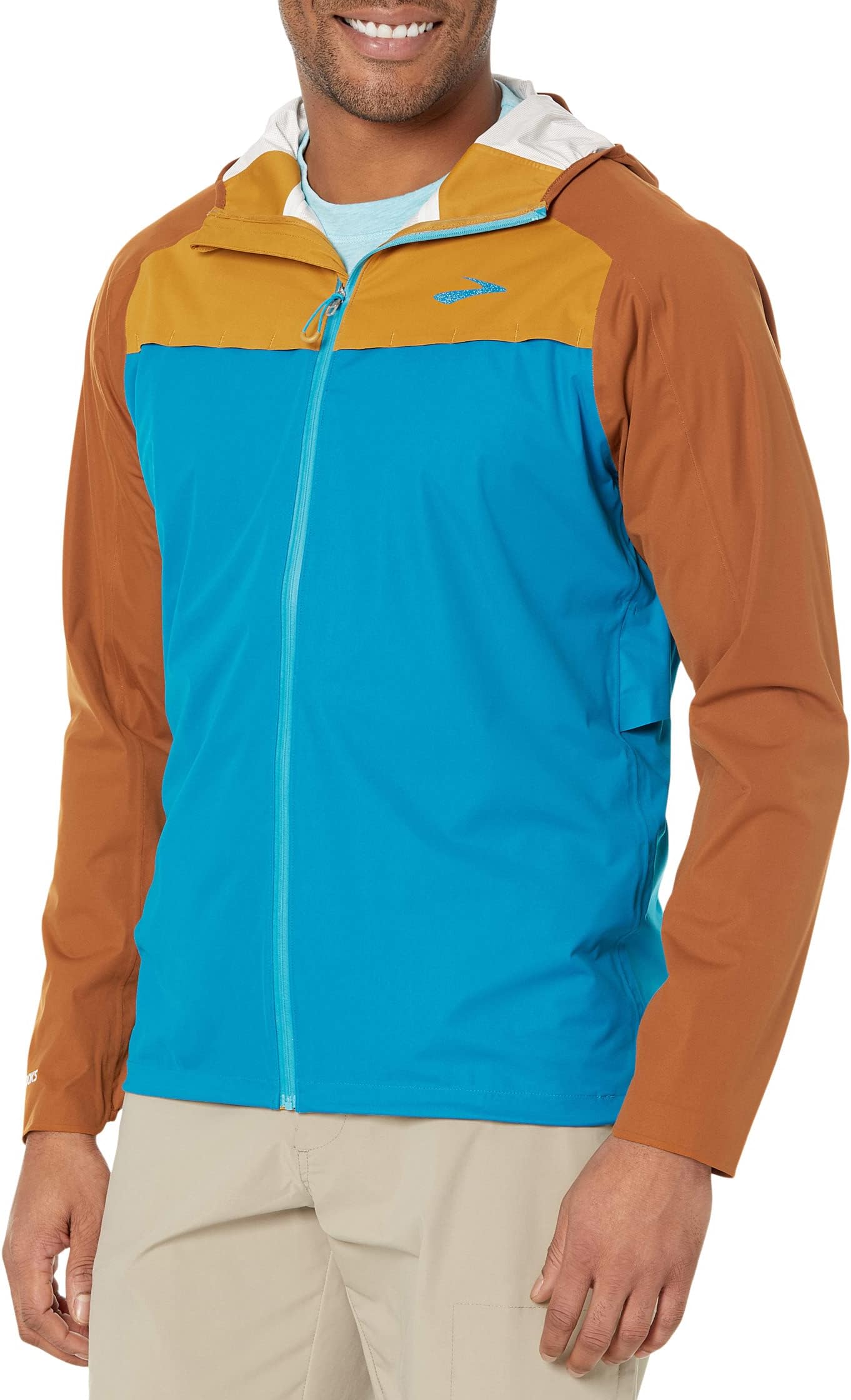 

Куртка High Point Waterproof Jacket Brooks, цвет Pacific/Hazelwood/Ochre