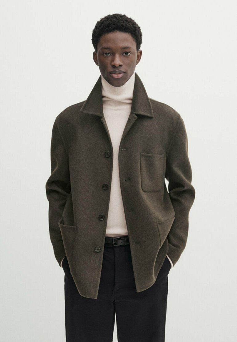 

Куртка межсезонная Studio Massimo Dutti, цвет olive