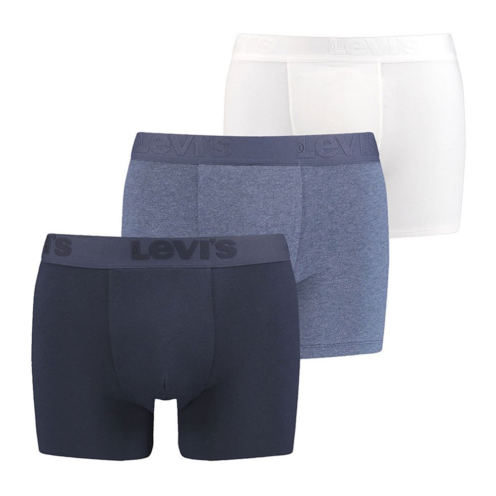 Боксеры Levi´s Premium Slip 3 шт, синий брюки джоггеры levi s размер m синий