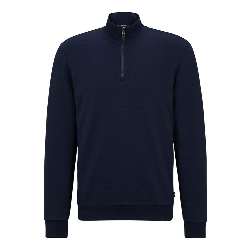

Толстовка BOSS Sidney 74 10254043 Half Zip, синий