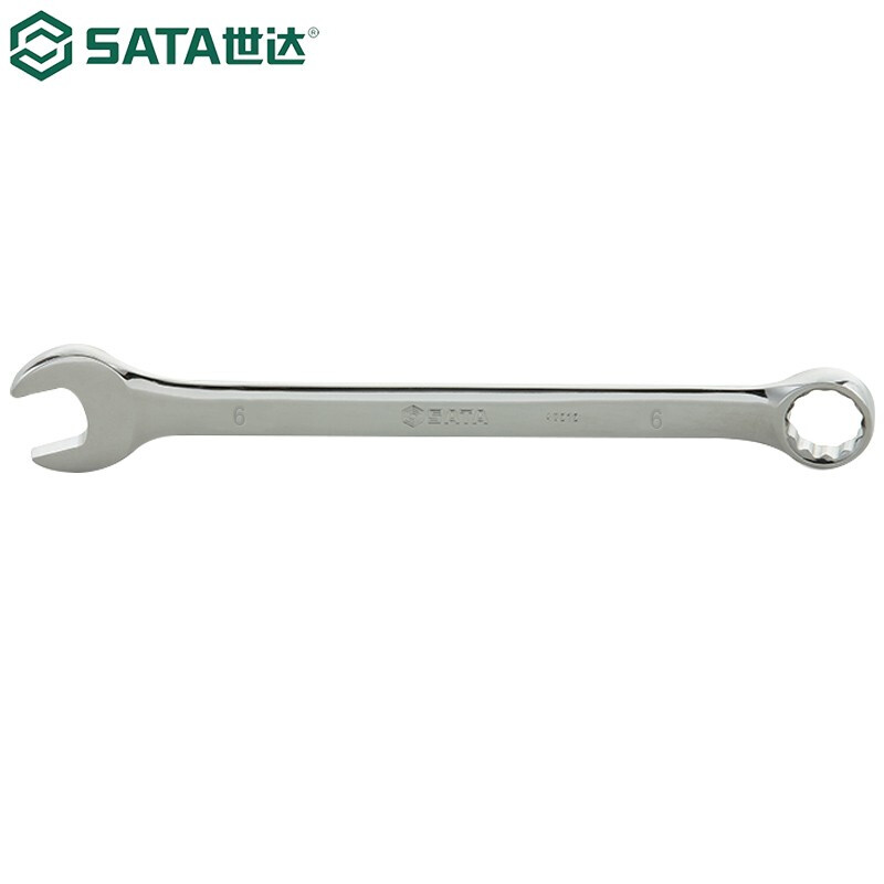 SATA 40201-40219 Полностью полированный ключ двойного назначения 40210 Полностью полированный ключ двойного назначения 15 мм